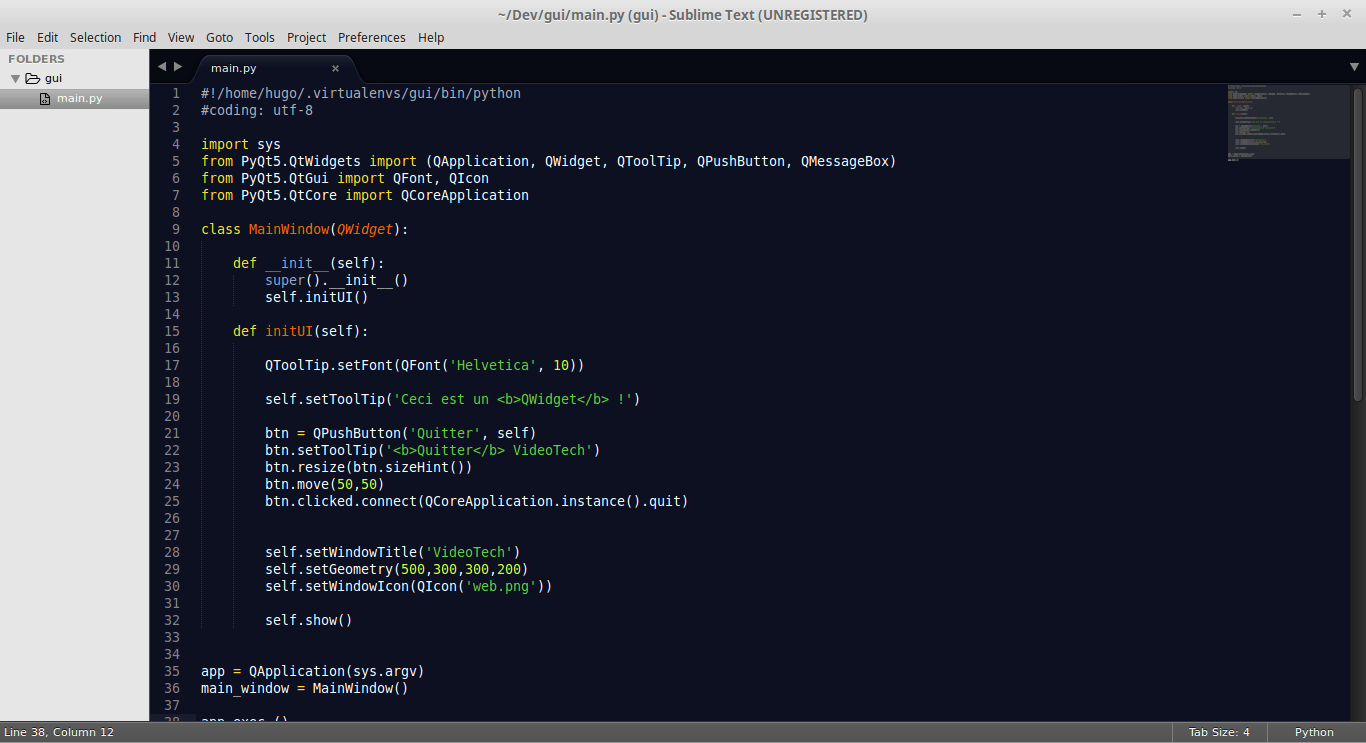 Python3 import. Pyqt5 QPUSHBUTTON. Sublime text 4 Python. Komodo ide. SETGEOMETRY pyqt5.